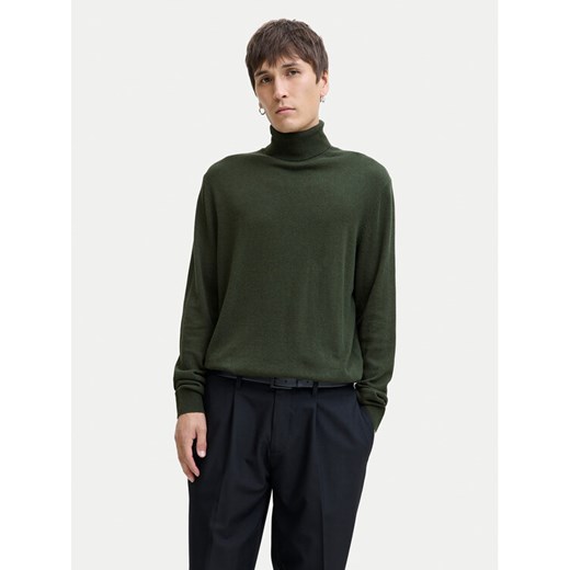 Jack & Jones Golf Emil 12157417 Zielony Regular Fit ze sklepu MODIVO w kategorii Swetry męskie - zdjęcie 186030188