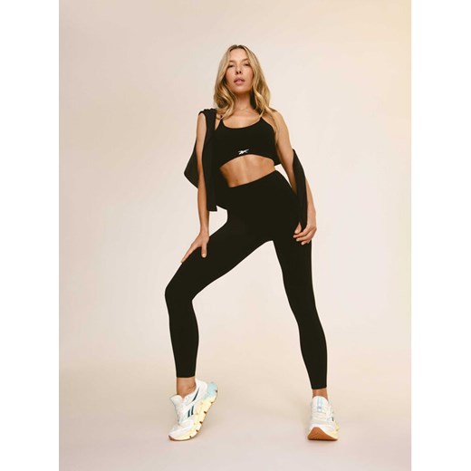 Reebok Legginsy Reebok X Ewa Chodakowska RK25313CCW Czarny Slim Fit ze sklepu MODIVO w kategorii Spodnie damskie - zdjęcie 186030256