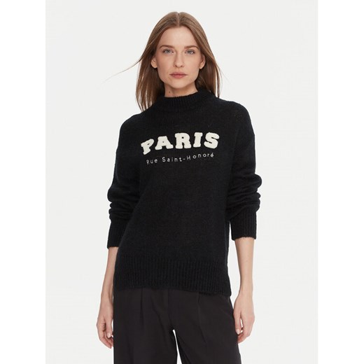 Kontatto Sweter 3M0915C Czarny Regular Fit ze sklepu MODIVO w kategorii Swetry damskie - zdjęcie 186030435