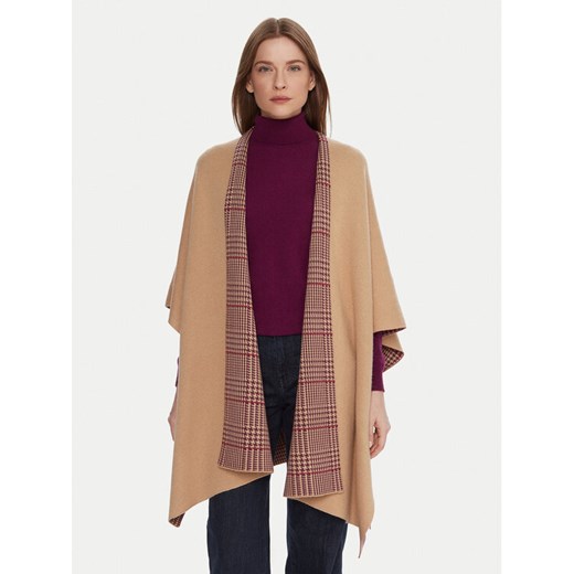 United Colors Of Benetton Ponczo 112HEU01N Beżowy Regular Fit ze sklepu MODIVO w kategorii Poncza - zdjęcie 186030646