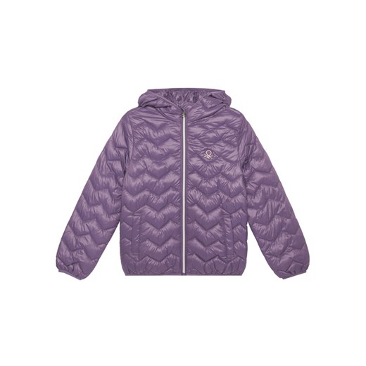 United Colors Of Benetton Kurtka zimowa 21INCN04U Fioletowy Regular Fit ze sklepu MODIVO w kategorii Kurtki dziewczęce - zdjęcie 186030686