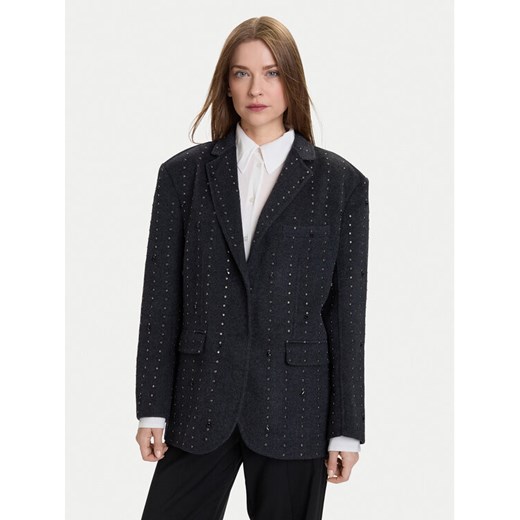 ViCOLO Marynarka TF0032 Szary Regular Fit ze sklepu MODIVO w kategorii Marynarki damskie - zdjęcie 186030697