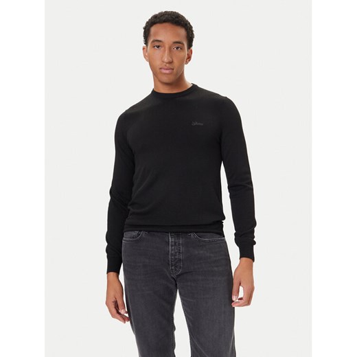 Guess Sweter M5YR26 Z0122 Czarny Slim Fit ze sklepu MODIVO w kategorii Swetry męskie - zdjęcie 186030725