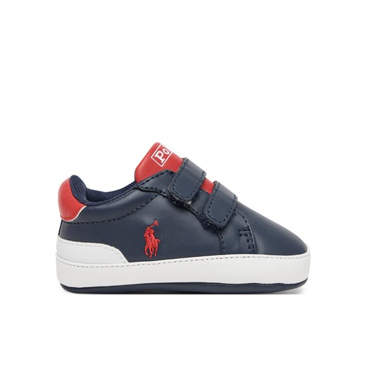 Polo Ralph Lauren Niechodki Heritage Court II Baby RL03389410 Granatowy ze sklepu MODIVO w kategorii Buty sportowe dziecięce - zdjęcie 186030737