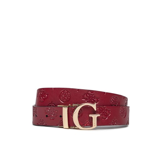 Guess Pasek Damski BW7861 P3430 Bordowy ze sklepu MODIVO w kategorii Paski damskie - zdjęcie 186030777