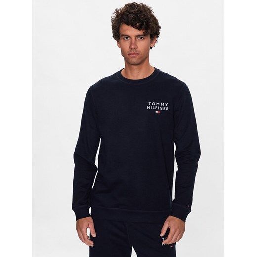 Tommy Hilfiger Bluza UM0UM02878 Granatowy Regular Fit ze sklepu MODIVO w kategorii Bluzy męskie - zdjęcie 186030817