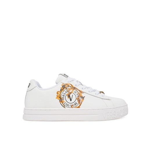 Versace Jeans Couture Sneakersy 79VA3SK3 Biały ze sklepu MODIVO w kategorii Buty sportowe damskie - zdjęcie 186030858