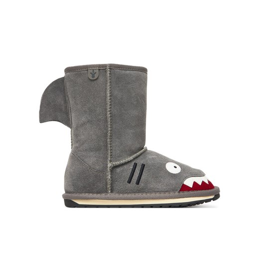 EMU Australia Śniegowce Little Creatures Shark K10589 Szary ze sklepu MODIVO w kategorii Buty zimowe dziecięce - zdjęcie 186030867