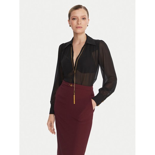 Elisabetta Franchi Bluzka CA-133-57E2-V400 Czarny Regular Fit ze sklepu MODIVO w kategorii Bluzki damskie - zdjęcie 186030989