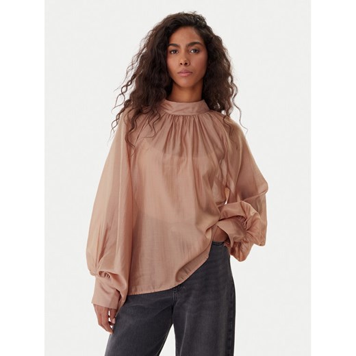 ViCOLO Bluzka TF0314 Brązowy Regular Fit ze sklepu MODIVO w kategorii Bluzki damskie - zdjęcie 186030995