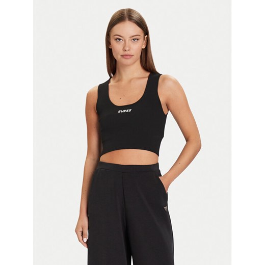Guess Top V5BP05 Z3JD2 Czarny Slim Fit ze sklepu MODIVO w kategorii Bluzki damskie - zdjęcie 186030999