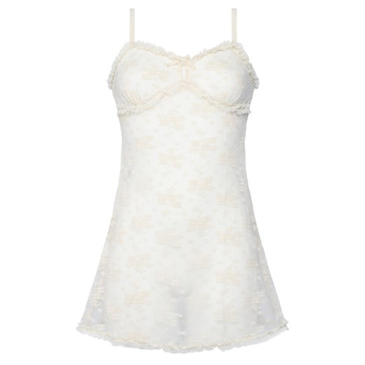 Hunkemöller Halka Darcy 302686 Beżowy Slim Fit ze sklepu MODIVO w kategorii Koszule nocne - zdjęcie 186031028