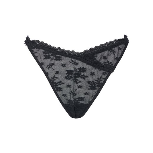 Hunkemöller Stringi Darcy 302365 Czarny ze sklepu MODIVO w kategorii Majtki damskie - zdjęcie 186031029
