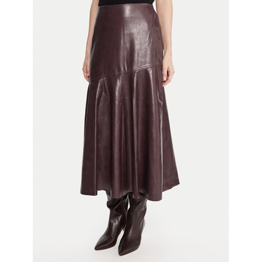 French Connection Spódnica z imitacji skóry 73ZAP 60 Bordowy Regular Fit ze sklepu MODIVO w kategorii Spódnice - zdjęcie 186031145