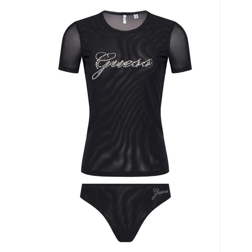 Guess Komplet bielizny O5BG00 K1740 Czarny Regular Fit ze sklepu MODIVO w kategorii Komplety bielizny damskiej - zdjęcie 186031149