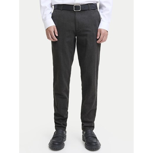 Jack & Jones Chinosy Marco Bowie 12279659 Szary Slim Fit ze sklepu MODIVO w kategorii Spodnie męskie - zdjęcie 186031169