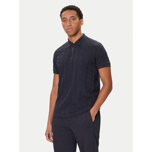 BOSS Polo Mirror QZ 50548653 Granatowy Relaxed Fit ze sklepu MODIVO w kategorii T-shirty męskie - zdjęcie 186031175