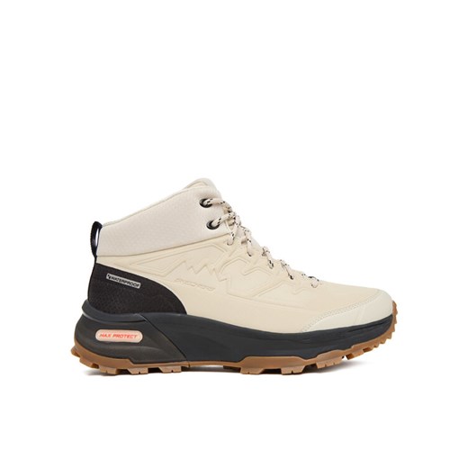 Skechers Trekkingi Max Protect Legacy 180203/NTBK Beżowy ze sklepu MODIVO w kategorii Buty trekkingowe damskie - zdjęcie 186031229