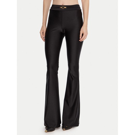 Just Cavalli Legginsy 79PAC1C1 J0108 Czarny Flare Fit ze sklepu MODIVO w kategorii Spodnie damskie - zdjęcie 186031368