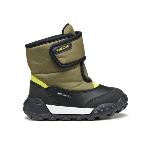 Geox Śniegowce B Trekkyup B Abx B566LA 054FU C3Y7N S Khaki ze sklepu MODIVO w kategorii Buty zimowe dziecięce - zdjęcie 186031377