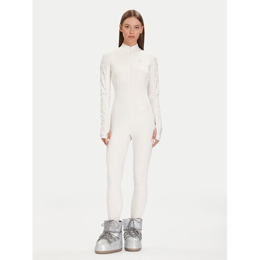 Guess Kombinezon W5BD1P K7182 Écru Slim Fit ze sklepu MODIVO w kategorii Kombinezony damskie - zdjęcie 186031457