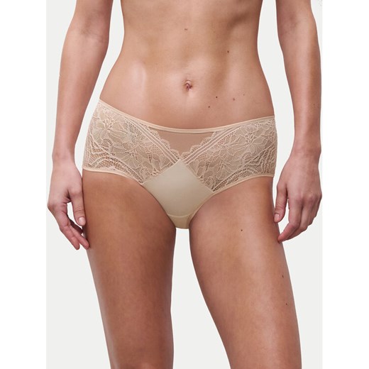 Chantelle Bokserki Floral Touch C94240 Beżowy ze sklepu MODIVO w kategorii Majtki damskie - zdjęcie 186031507