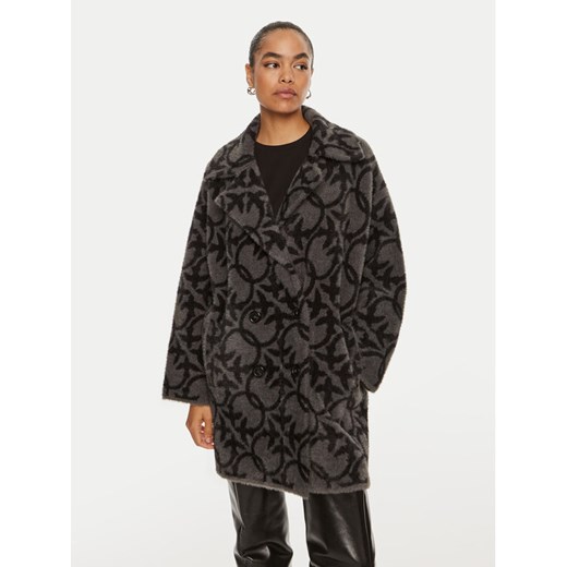 Pinko Płaszcz przejściowy Toro 101573 A21Q Szary Relaxed Fit ze sklepu MODIVO w kategorii Płaszcze damskie - zdjęcie 186031509
