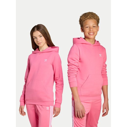 adidas Bluza JX2740 Różowy Regular Fit ze sklepu MODIVO w kategorii Bluzy dziewczęce - zdjęcie 186031518