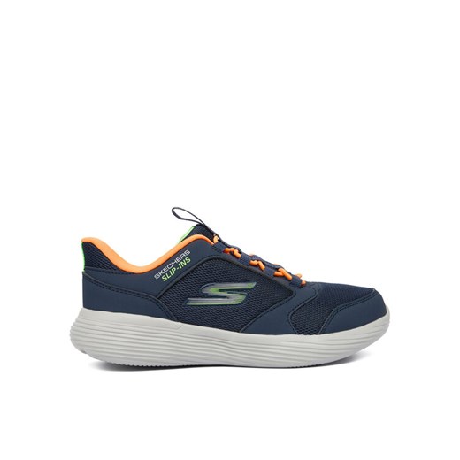 Skechers Sneakersy Go Run 400 V2 403899L NVOR Granatowy ze sklepu MODIVO w kategorii Buty sportowe dziecięce - zdjęcie 186031546