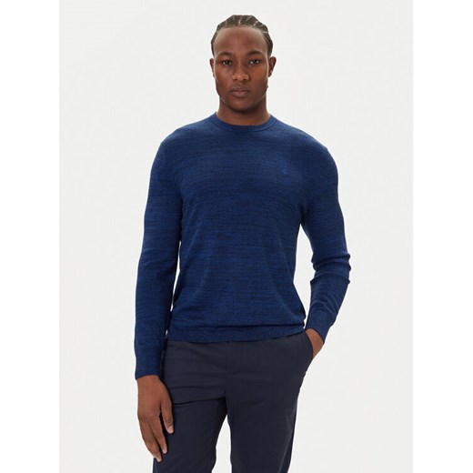Calvin Klein Sweter LV04LB305G Granatowy Regular Fit ze sklepu MODIVO w kategorii Swetry męskie - zdjęcie 186031568