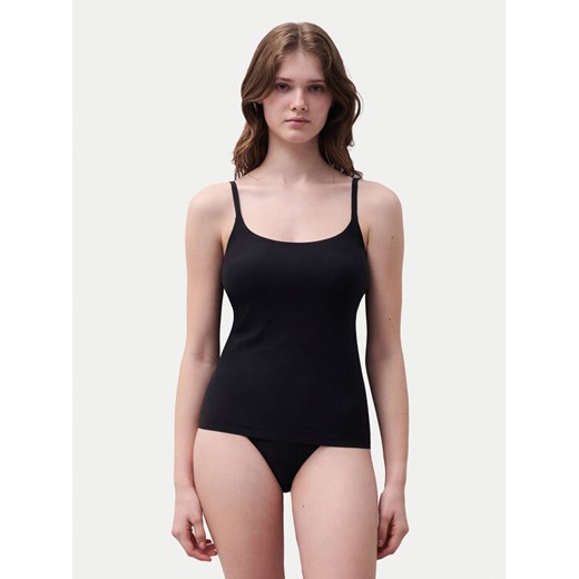 Chantelle Top Soft Stretch C10620 Czarny Slim Fit ze sklepu MODIVO w kategorii Bluzki damskie - zdjęcie 186031575