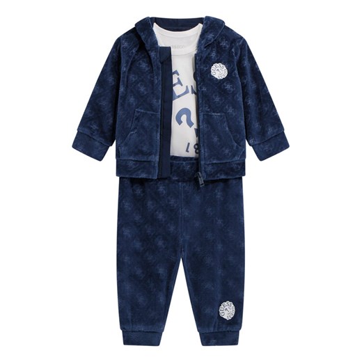 Guess Komplet dresowy H5BW02 KAVN4 Granatowy Regular Fit ze sklepu MODIVO w kategorii Odzież dla niemowląt - zdjęcie 186031586