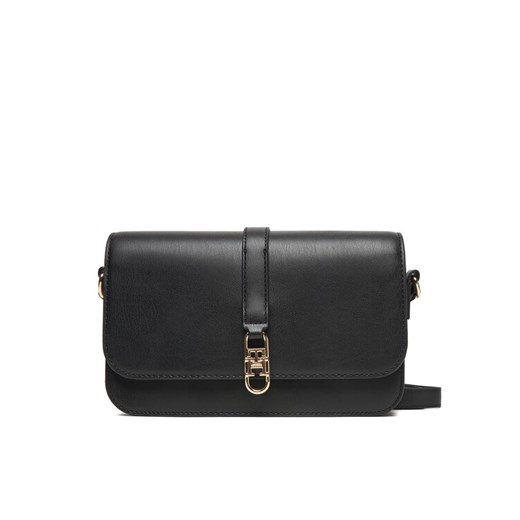 Tommy Hilfiger Torebka Th Libre Flap Crossover AW0AW17723 Czarny ze sklepu MODIVO w kategorii Listonoszki - zdjęcie 186031646