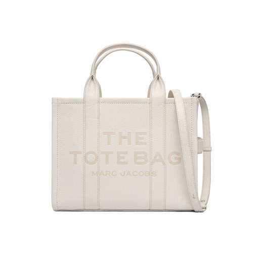 Marc Jacobs Torebka The Leather Medium Tote H004L01PF21 Écru ze sklepu MODIVO w kategorii Torby Shopper bag - zdjęcie 186031689