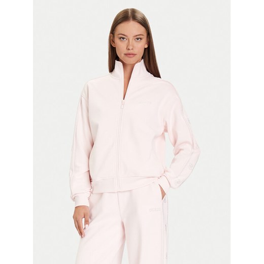 Guess Bluza V5BQ15 KCX22 Różowy Regular Fit ze sklepu MODIVO w kategorii Bluzy damskie - zdjęcie 186031749