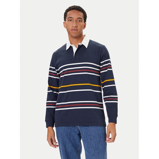 Levi's® Polo Union Rugby A4845-0033 Granatowy Relaxed Fit ze sklepu MODIVO w kategorii T-shirty męskie - zdjęcie 186031826