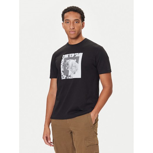 BOSS T-Shirt Lupo 50554615 Czarny Regular Fit ze sklepu MODIVO w kategorii T-shirty męskie - zdjęcie 186031858