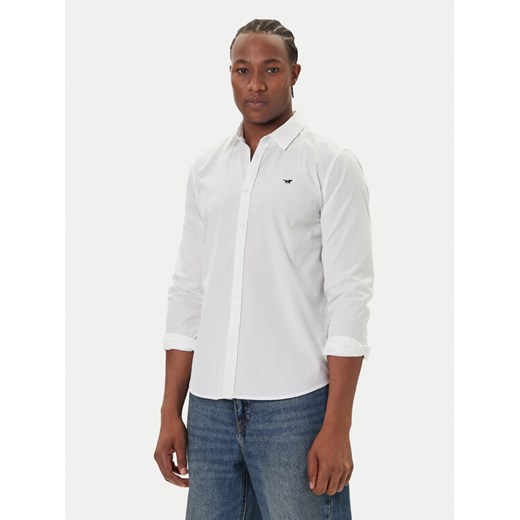 Mustang Koszula Canton 1016951 Biały Slim Fit ze sklepu MODIVO w kategorii Koszule męskie - zdjęcie 186031859