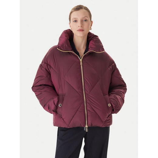Lola Casademunt by Maite Kurtka zimowa MF2501007 Bordowy Oversize ze sklepu MODIVO w kategorii Kurtki damskie - zdjęcie 186031955