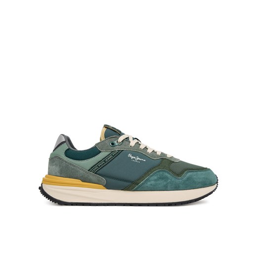 Pepe Jeans Sneakersy Buster Pro Main M PMS600009 Zielony ze sklepu MODIVO w kategorii Buty sportowe męskie - zdjęcie 186031967