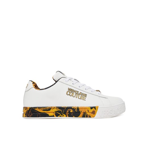 Versace Jeans Couture Sneakersy 79VA3SKL Biały ze sklepu MODIVO w kategorii Buty sportowe damskie - zdjęcie 186031995