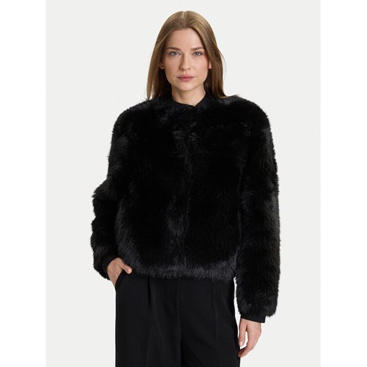 Rinascimento Futro CFC0122217003 Czarny Regular Fit ze sklepu MODIVO w kategorii Futra damskie - zdjęcie 186032028