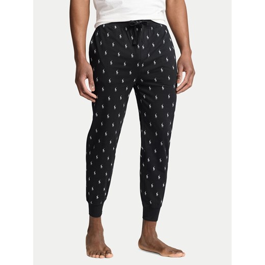 Polo Ralph Lauren Spodnie piżamowe 714899500001 Czarny Regular Fit ze sklepu MODIVO w kategorii Piżamy męskie - zdjęcie 186032125