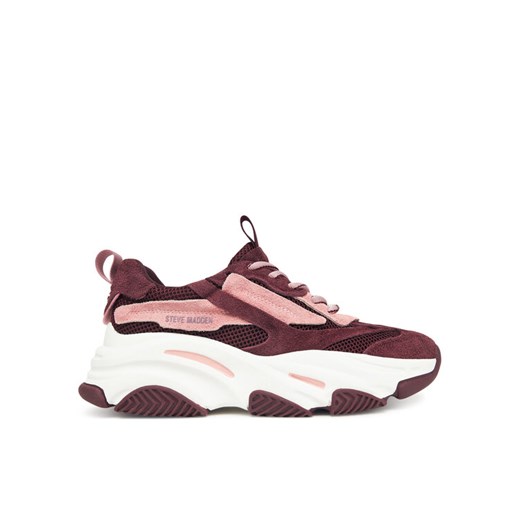 Steve Madden Sneakersy SM11004652 Bordowy ze sklepu MODIVO w kategorii Buty sportowe damskie - zdjęcie 186032197