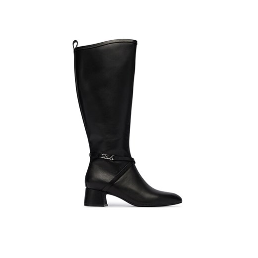 KARL LAGERFELD Kozaki KL30375 Czarny ze sklepu MODIVO w kategorii Kozaki damskie - zdjęcie 186032208