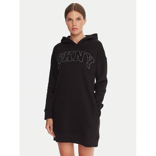 DKNY Sport Sukienka codzienna DP5D4917 Czarny Regular Fit ze sklepu MODIVO w kategorii Sukienki - zdjęcie 186032306