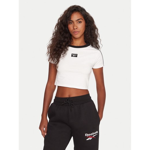 Reebok T-Shirt Laura RK25168CCW Biały Regular Fit ze sklepu MODIVO w kategorii Bluzki damskie - zdjęcie 186032386