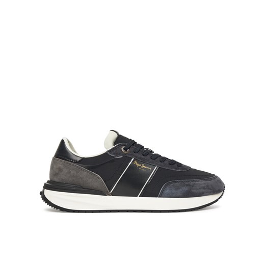 Pepe Jeans Sneakersy Buster Serie M PMS600008 Czarny ze sklepu MODIVO w kategorii Buty sportowe męskie - zdjęcie 186032439