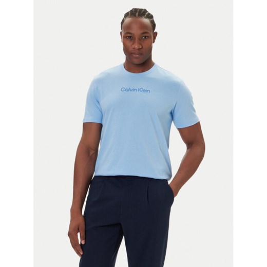 Calvin Klein T-Shirt Logo 30s LV04LD230G Błękitny Relaxed Fit ze sklepu MODIVO w kategorii T-shirty męskie - zdjęcie 186032487