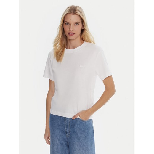 Quiksilver T-Shirt Essential EQWZT03196 Biały Regular Fit ze sklepu MODIVO w kategorii Bluzki damskie - zdjęcie 186032535